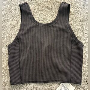 Ribbed lululemon Softstreme cropped tank